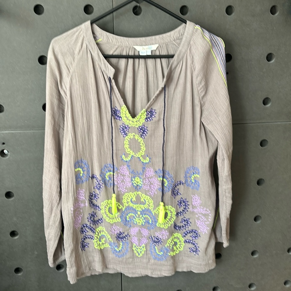 Boden Women’s embroidered tunic size 10
